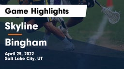 Skyline  vs Bingham  Game Highlights - April 25, 2022