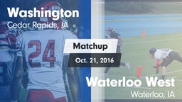 Matchup: Washington High vs. Waterloo West  2016