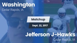 Matchup: Washington High vs. Jefferson  J-Hawks 2017