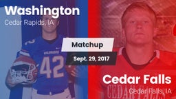 Matchup: Washington High vs. Cedar Falls  2017
