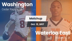 Matchup: Washington High vs. Waterloo East  2017
