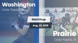 Matchup: Washington High vs. Prairie  2018