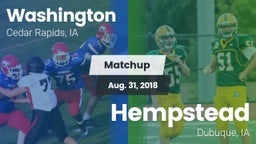 Matchup: Washington High vs. Hempstead  2018