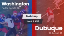 Matchup: Washington High vs. Dubuque  2018