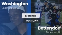 Matchup: Washington High vs. Bettendorf  2018