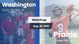 Matchup: Washington High vs. Prairie  2019