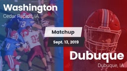 Matchup: Washington High vs. Dubuque  2019