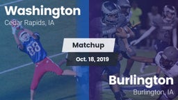 Matchup: Washington High vs. Burlington  2019