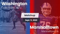 Matchup: Washington High vs. Marshalltown  2020