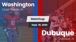 Matchup: Washington High vs. Dubuque  2020