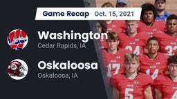 Recap: Washington  vs. Oskaloosa  2021