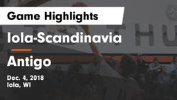 Iola-Scandinavia  vs Antigo  Game Highlights - Dec. 4, 2018