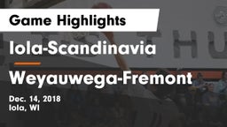 Iola-Scandinavia  vs Weyauwega-Fremont  Game Highlights - Dec. 14, 2018
