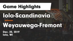 Iola-Scandinavia  vs Weyauwega-Fremont  Game Highlights - Dec. 20, 2019