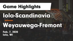 Iola-Scandinavia  vs Weyauwega-Fremont  Game Highlights - Feb. 7, 2020