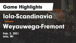 Iola-Scandinavia  vs Weyauwega-Fremont  Game Highlights - Feb. 2, 2021