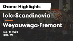 Iola-Scandinavia  vs Weyauwega-Fremont  Game Highlights - Feb. 8, 2021