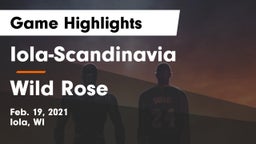 Iola-Scandinavia  vs Wild Rose  Game Highlights - Feb. 19, 2021