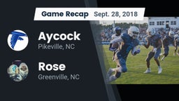 Recap: Aycock  vs. Rose  2018