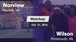 Matchup: Norview  vs. Wilson  2016