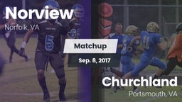 Matchup: Norview  vs. Churchland  2017