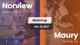 Matchup: Norview  vs. Maury  2017