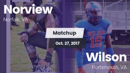 Matchup: Norview  vs. Wilson  2017