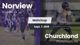 Matchup: Norview  vs. Churchland  2018