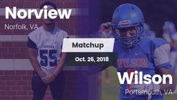 Matchup: Norview  vs. Wilson  2018