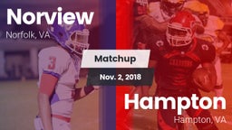 Matchup: Norview  vs. Hampton  2018