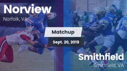 Matchup: Norview  vs. Smithfield  2019