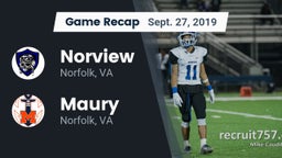 Recap: Norview  vs. Maury  2019