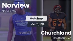 Matchup: Norview  vs. Churchland  2019