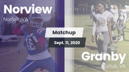 Matchup: Norview  vs. Granby  2020