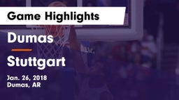 Dumas  vs Stuttgart Game Highlights - Jan. 26, 2018