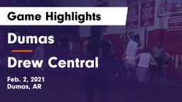 Dumas  vs Drew Central  Game Highlights - Feb. 2, 2021