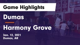Dumas  vs Harmony Grove  Game Highlights - Jan. 12, 2021