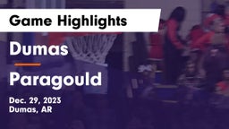 Dumas  vs Paragould  Game Highlights - Dec. 29, 2023