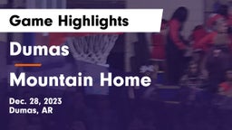 Dumas  vs Mountain Home Game Highlights - Dec. 28, 2023