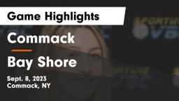 Commack  vs Bay Shore  Game Highlights - Sept. 8, 2023