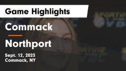 Commack  vs Northport  Game Highlights - Sept. 12, 2023