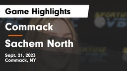 Commack  vs Sachem North  Game Highlights - Sept. 21, 2023