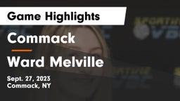 Commack  vs Ward Melville  Game Highlights - Sept. 27, 2023