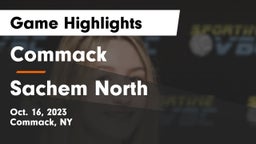 Commack  vs Sachem North  Game Highlights - Oct. 16, 2023
