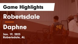 Robertsdale  vs Daphne  Game Highlights - Jan. 19, 2023