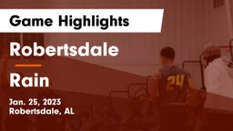 Robertsdale  vs Rain  Game Highlights - Jan. 25, 2023
