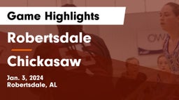 Robertsdale  vs Chickasaw  Game Highlights - Jan. 3, 2024