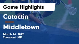 Catoctin  vs Middletown  Game Highlights - March 24, 2022