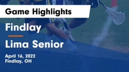 Findlay  vs Lima Senior  Game Highlights - April 16, 2022