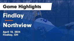 Findlay  vs Northview  Game Highlights - April 18, 2024
